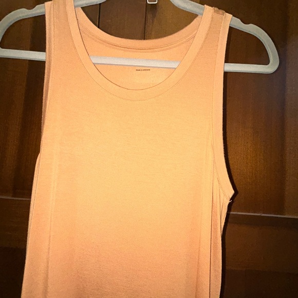 Elegant Tan Women's sleeveless dress size small - Picture 3 of 4